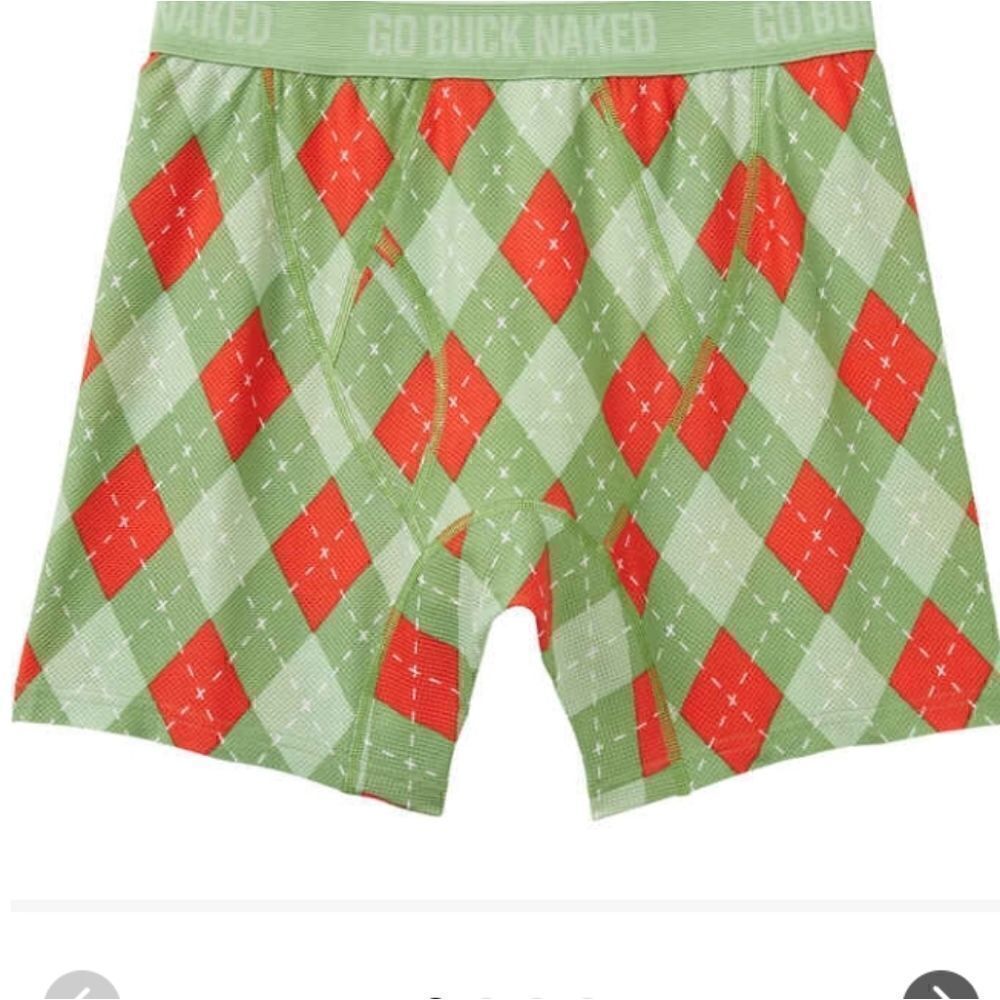 Men's Buck Naked Underwear Argyle NWT